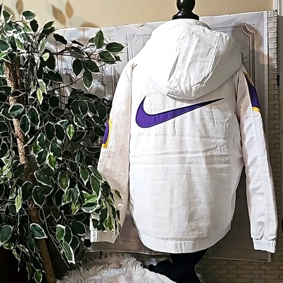 Nike + Ambush Los Angeles Lakers  Water Repellent Coat/Jacket - Picture 5 of 15